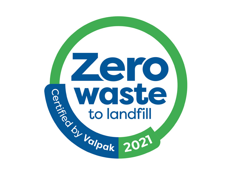 Zero waste to landfil logo 