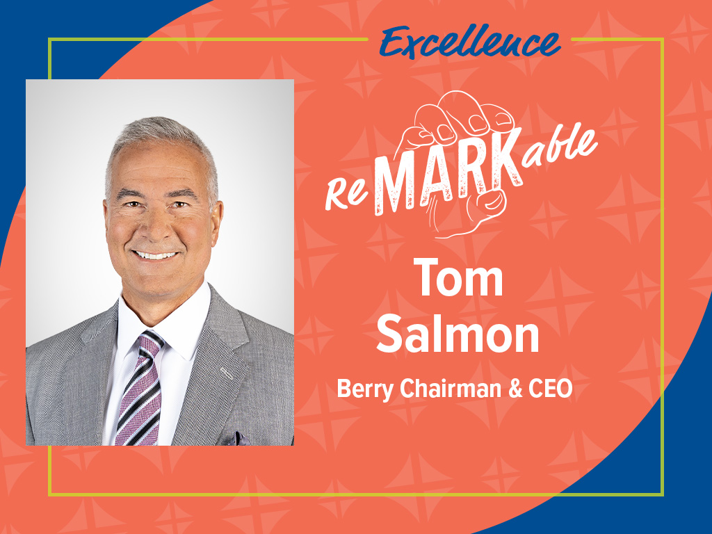Notable Leaders in Sustainability - Tom Salmon, Berry Global Chairman & CEO 
