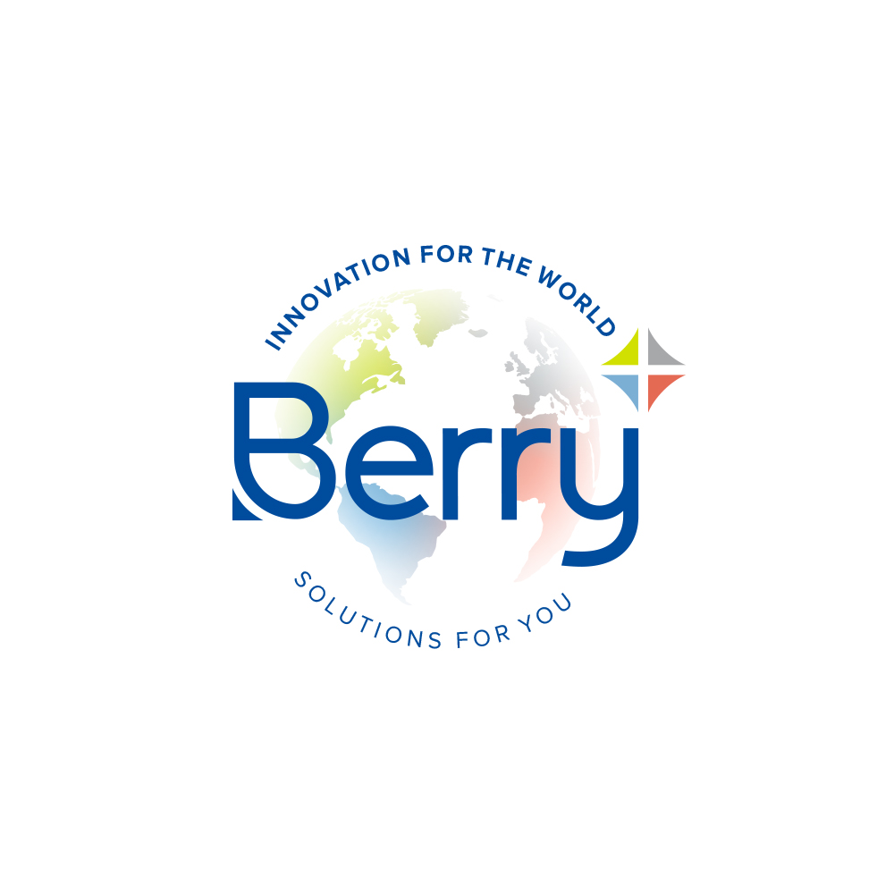 Berry Global Customer Promise Logo - Innovation for the World - Solutions for You