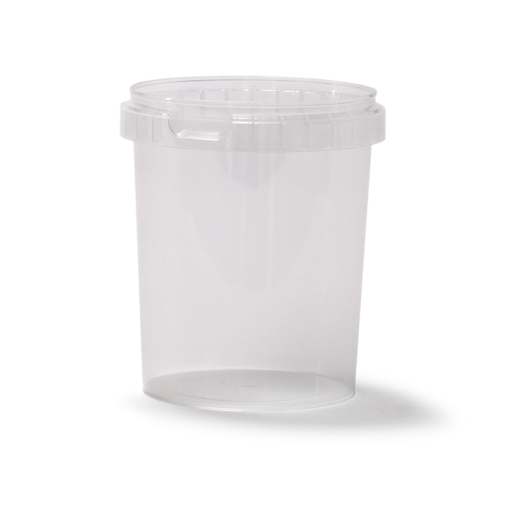 Plastic Deli Container with Plastic Lid PP Tamper-Evident 565ml Ø11,8 (264  Units)