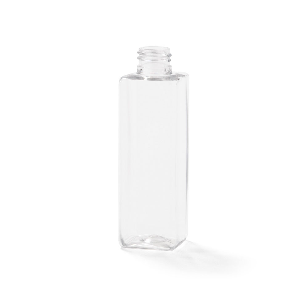 Square outlet plastic bottles