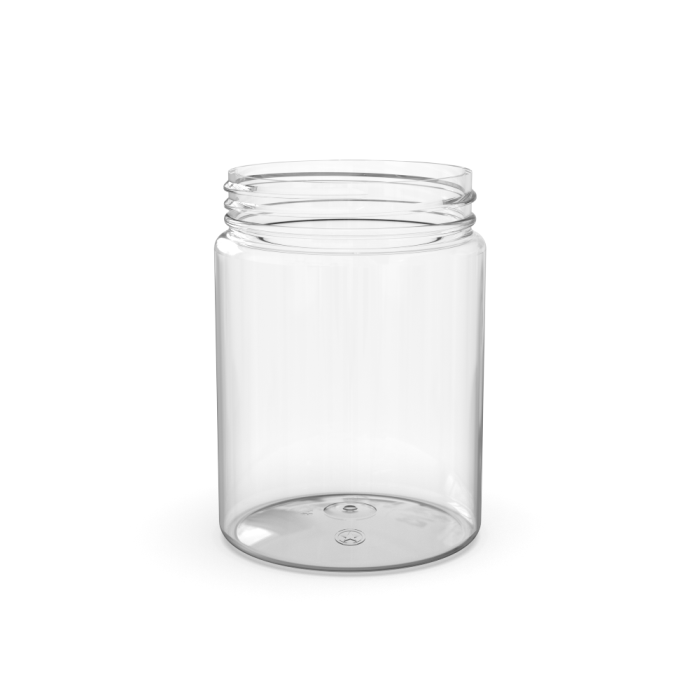 3oz -Straight Sided Clear Glass Jars 50mm - 150 Count with CRC Lids