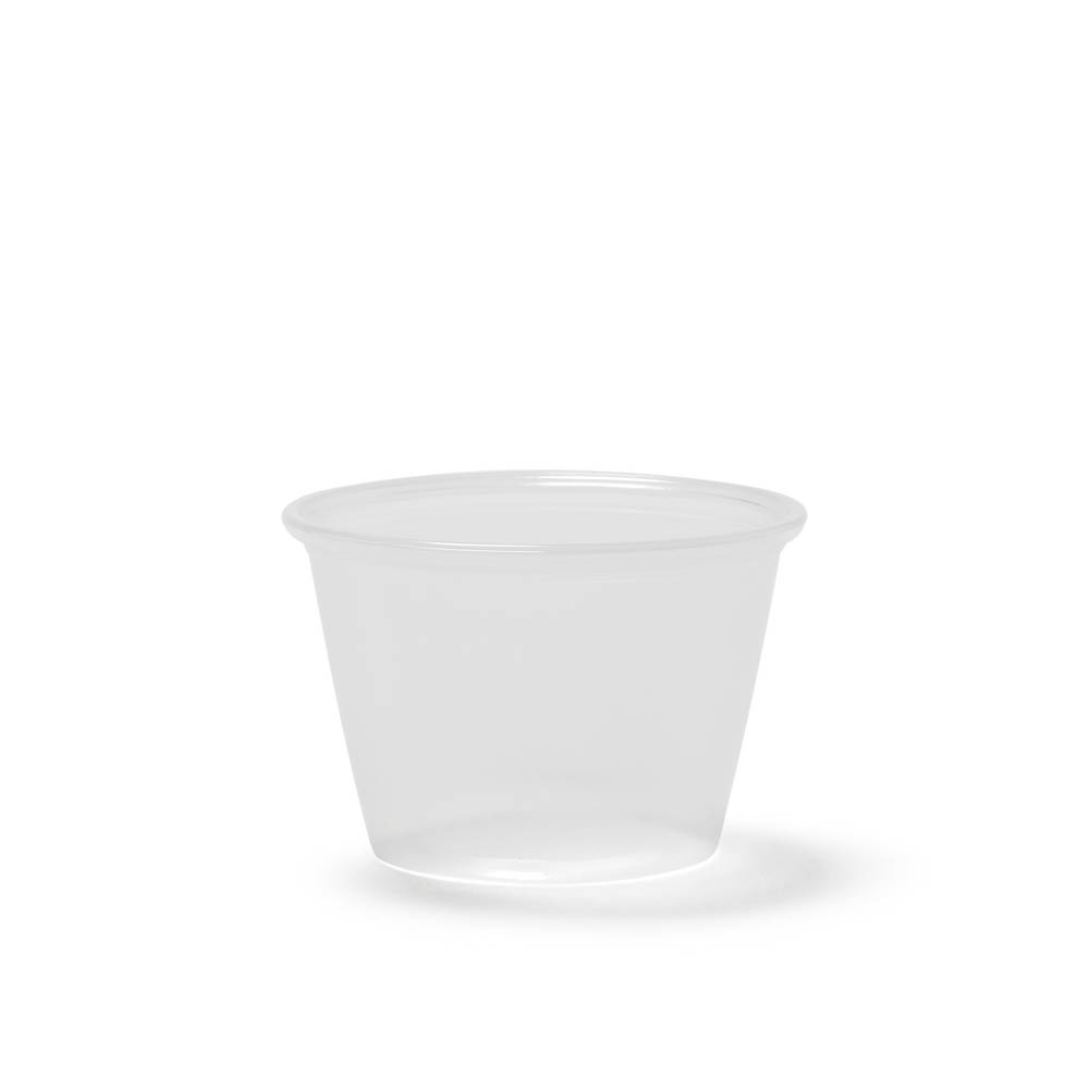 Clear Plastic Portion Cups with Lids, 1.5oz, 150ct | Party Supplies