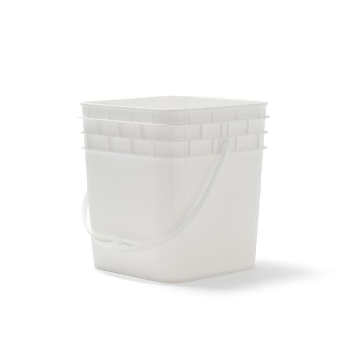 3 Gallon Square 75mm Pail Berry Global