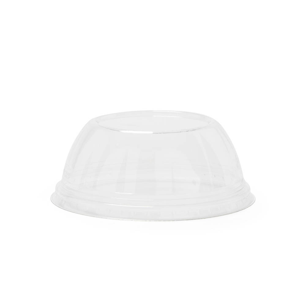 314 PET Dome Lid with No Hole