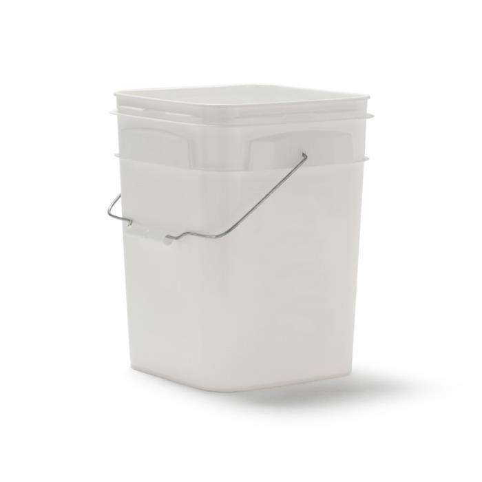 4 gallon plastic deals bucket