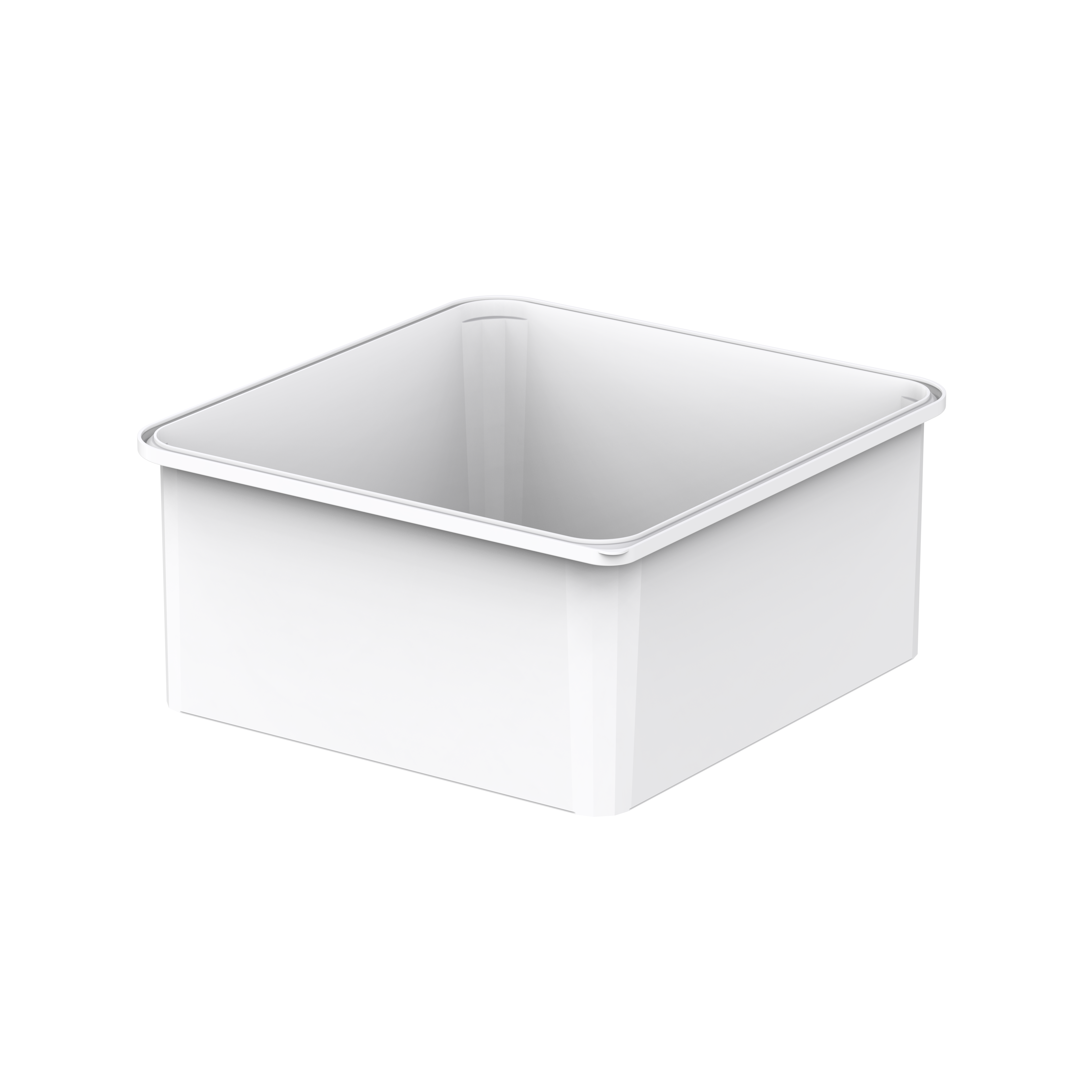 Square hot sale plastic tub