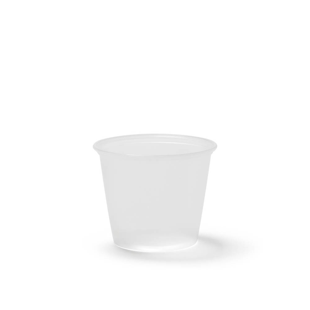 Clear Plastic Portion Cups with Lids, 1.5oz, 150ct | Party Supplies