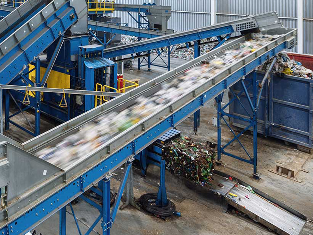 Recycling Infrastructure - A Berry Global recycling facility