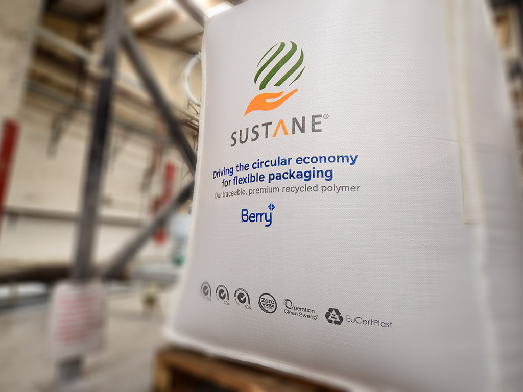 Sustane - Unique Premium Recycled Polymer manufactured by Berry Global 