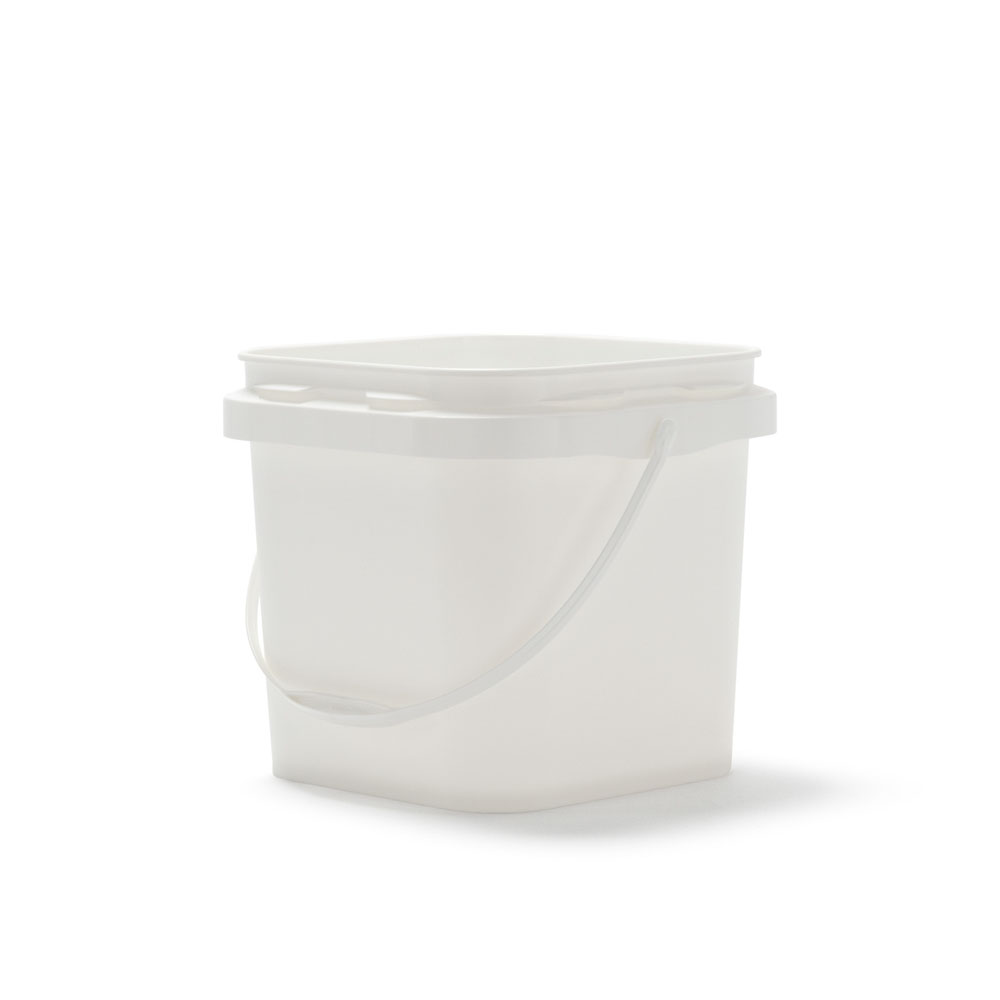 Plastic top pail containers