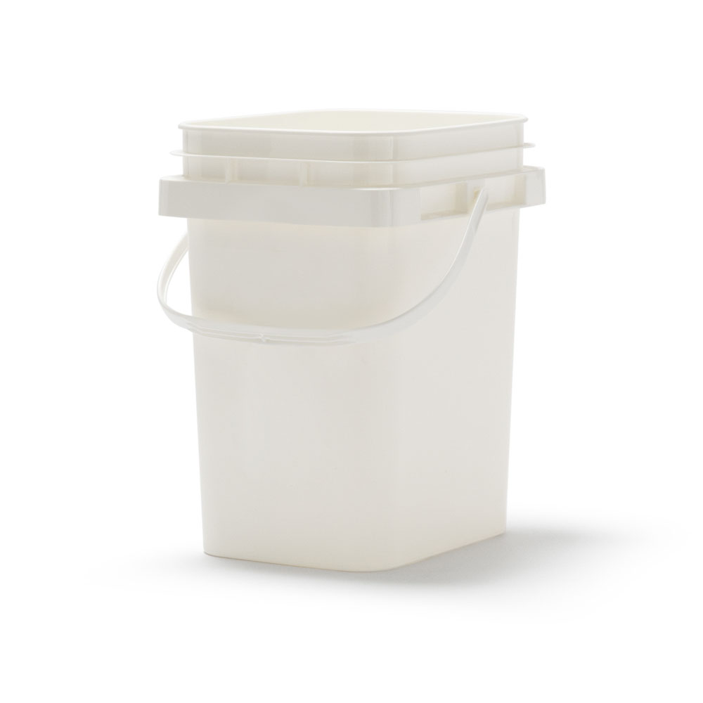 1 X Storage Box Plastic 15 Litre Tub Pot Container Metal Handle Bin Bucket