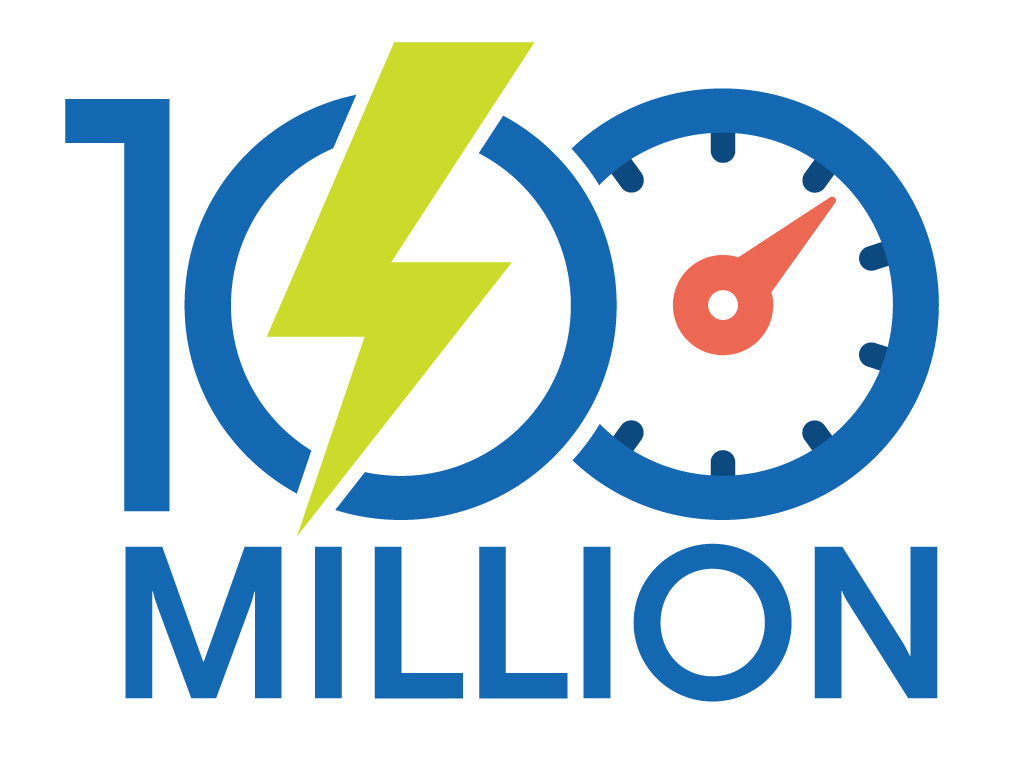 100 Million kWh graphic